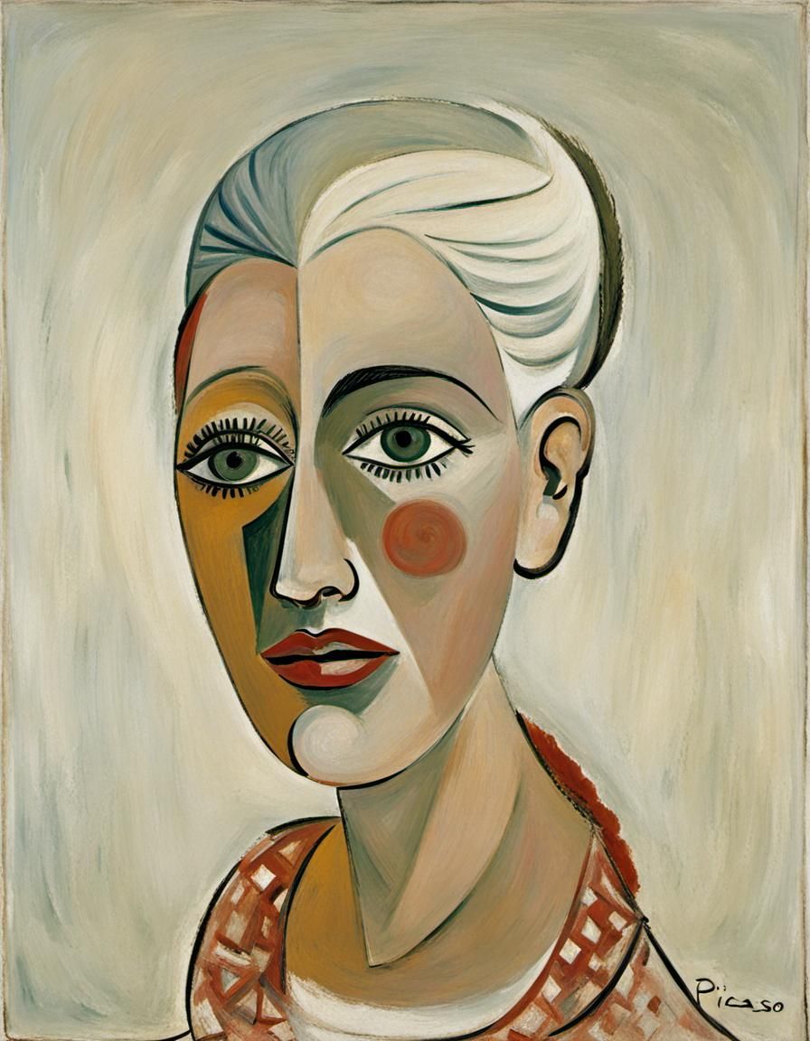 Woman, Pablo-Picasso-Style 