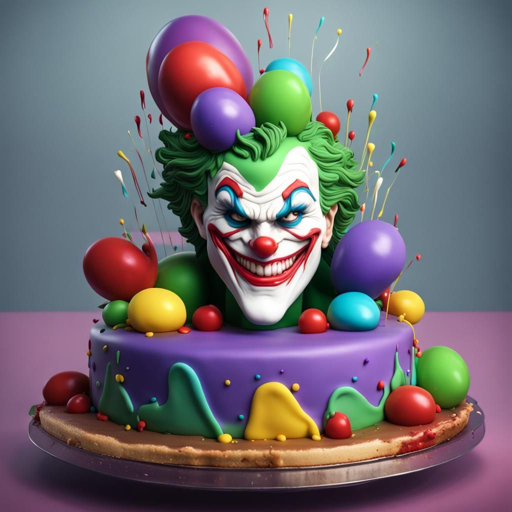 Joker Carnival Cake- Order Online Joker Carnival Cake @ Flavoursguru