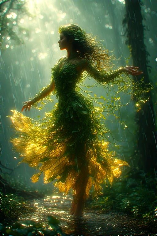 Female spirit of the forest