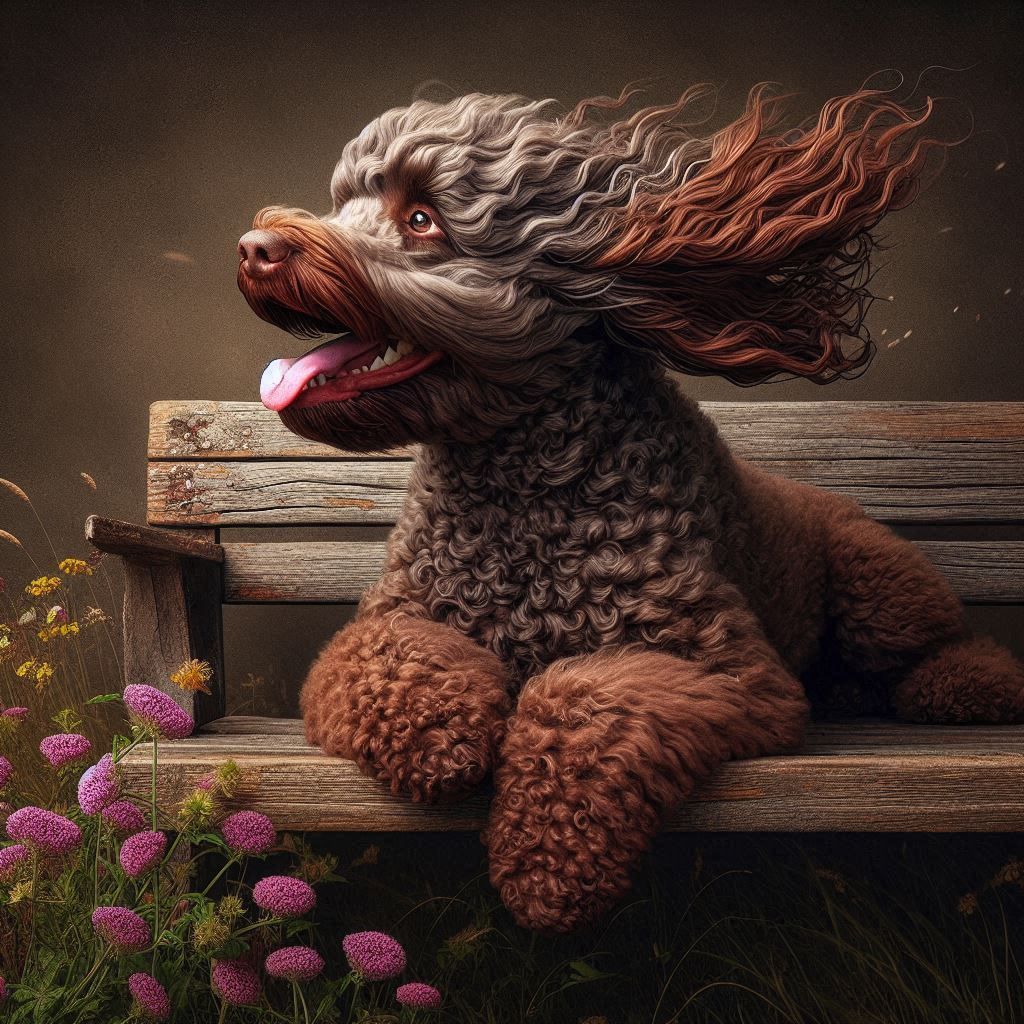 Windswept hair Doggy