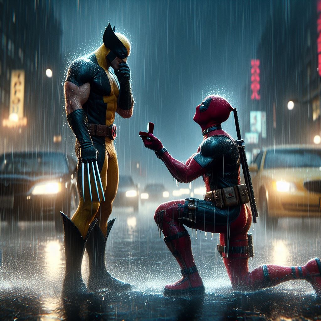 "Will you make me the luckiest Deadpool in the world?"