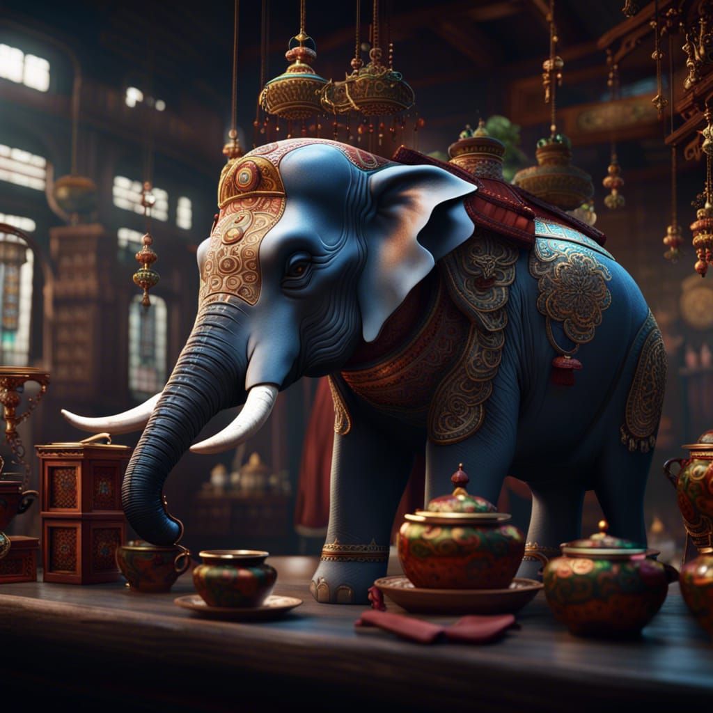 an elephant in a china shop