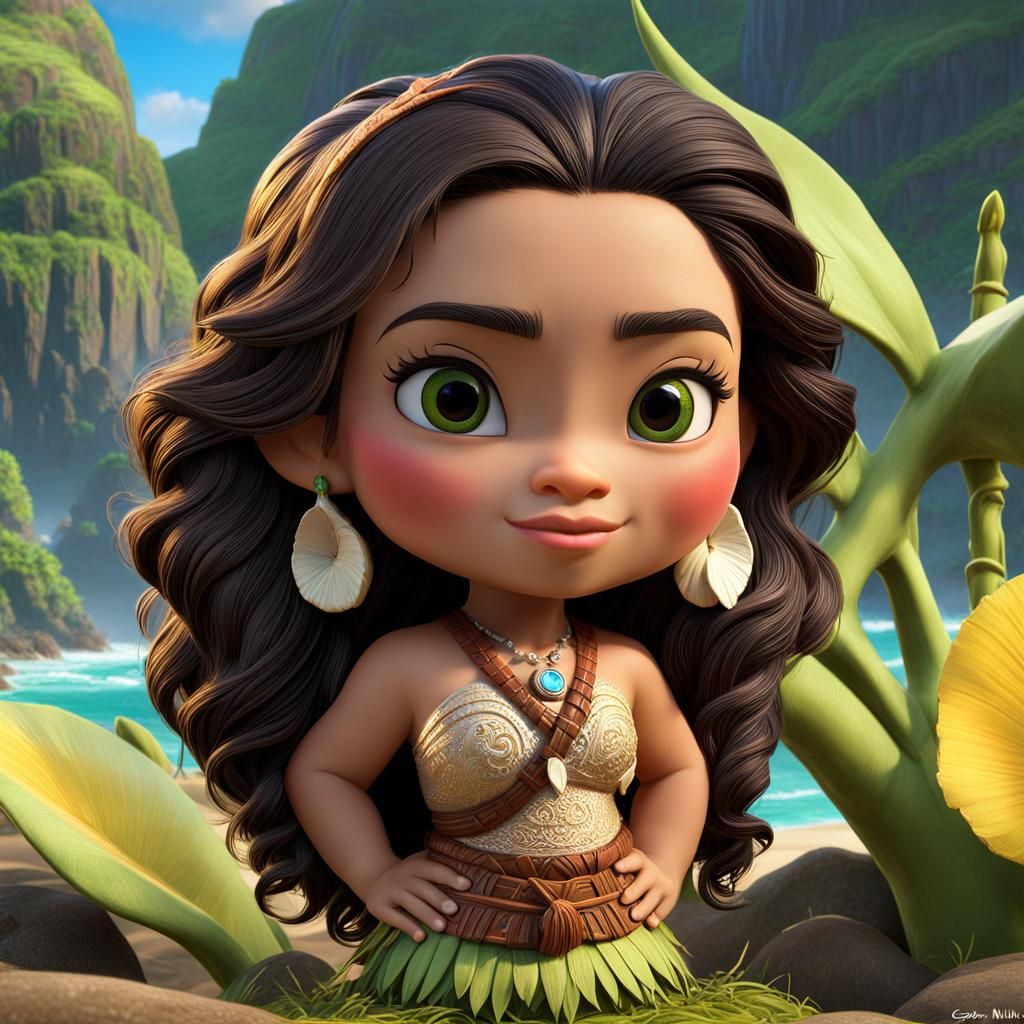 Moana - Ai Generated Artwork - Nightcafe Creator