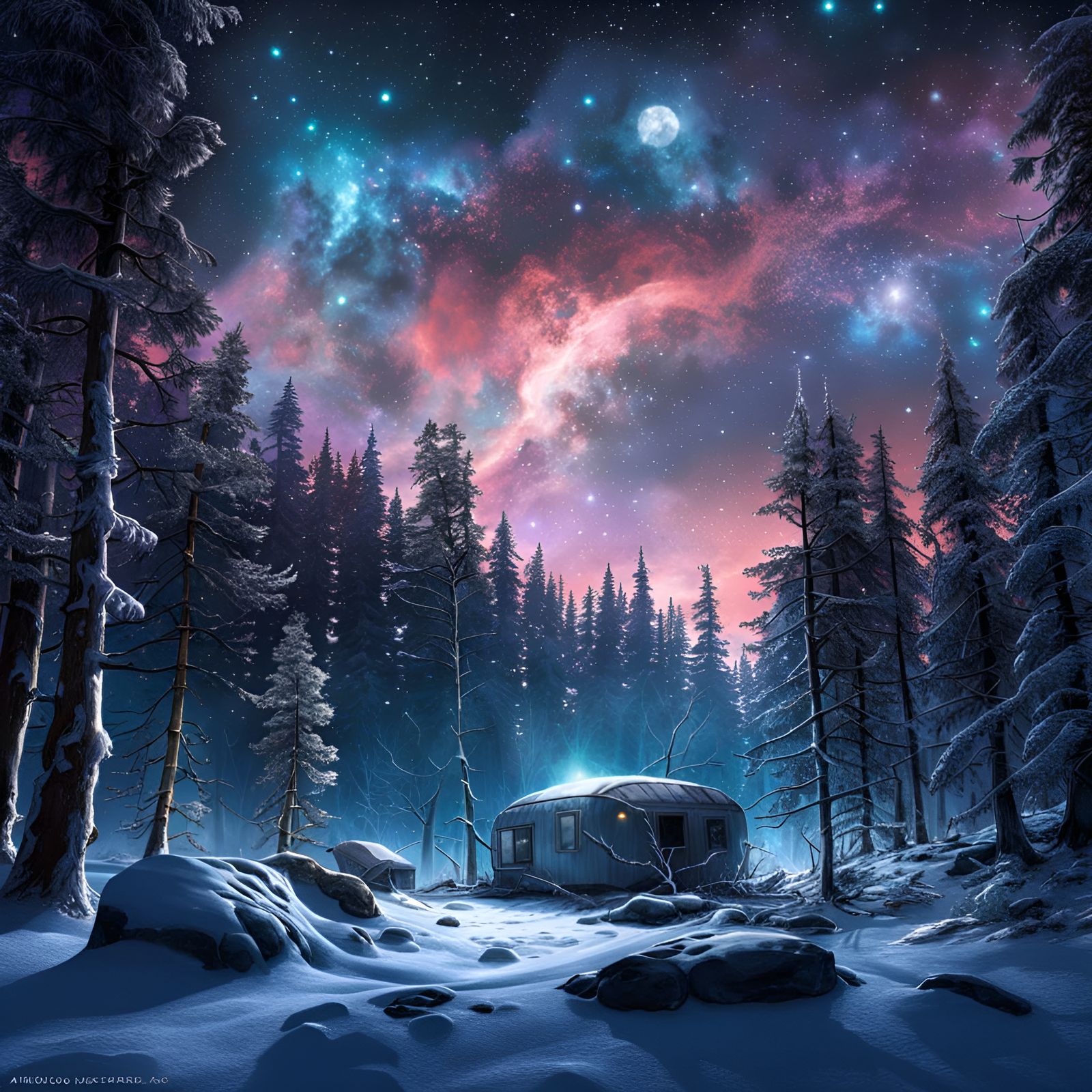 Forest Glow  by @cheesepuff 