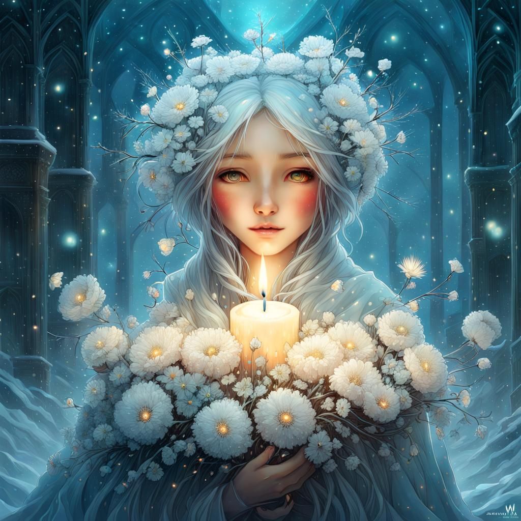 Candle in the wind (created for NC's daily challenge 411) AI