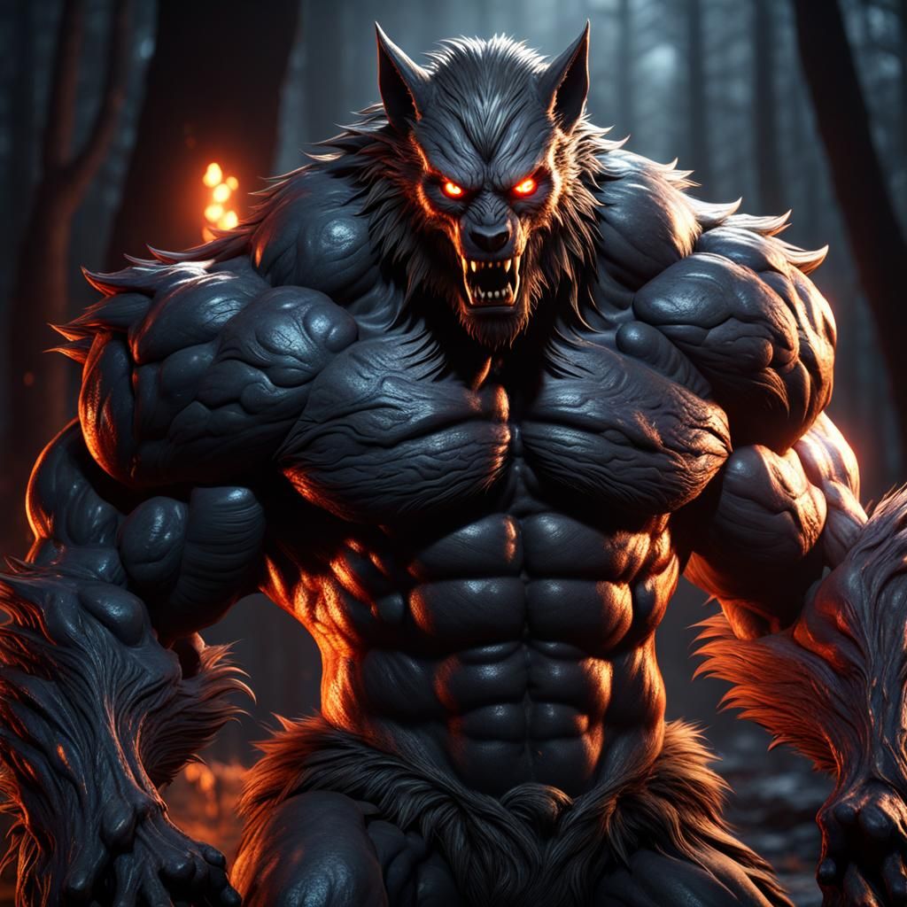 Werewolf  by @Drubibu
