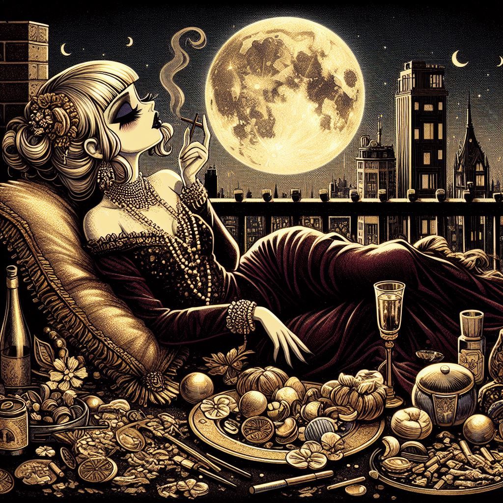 Lounging on a Roof Top Series - 5