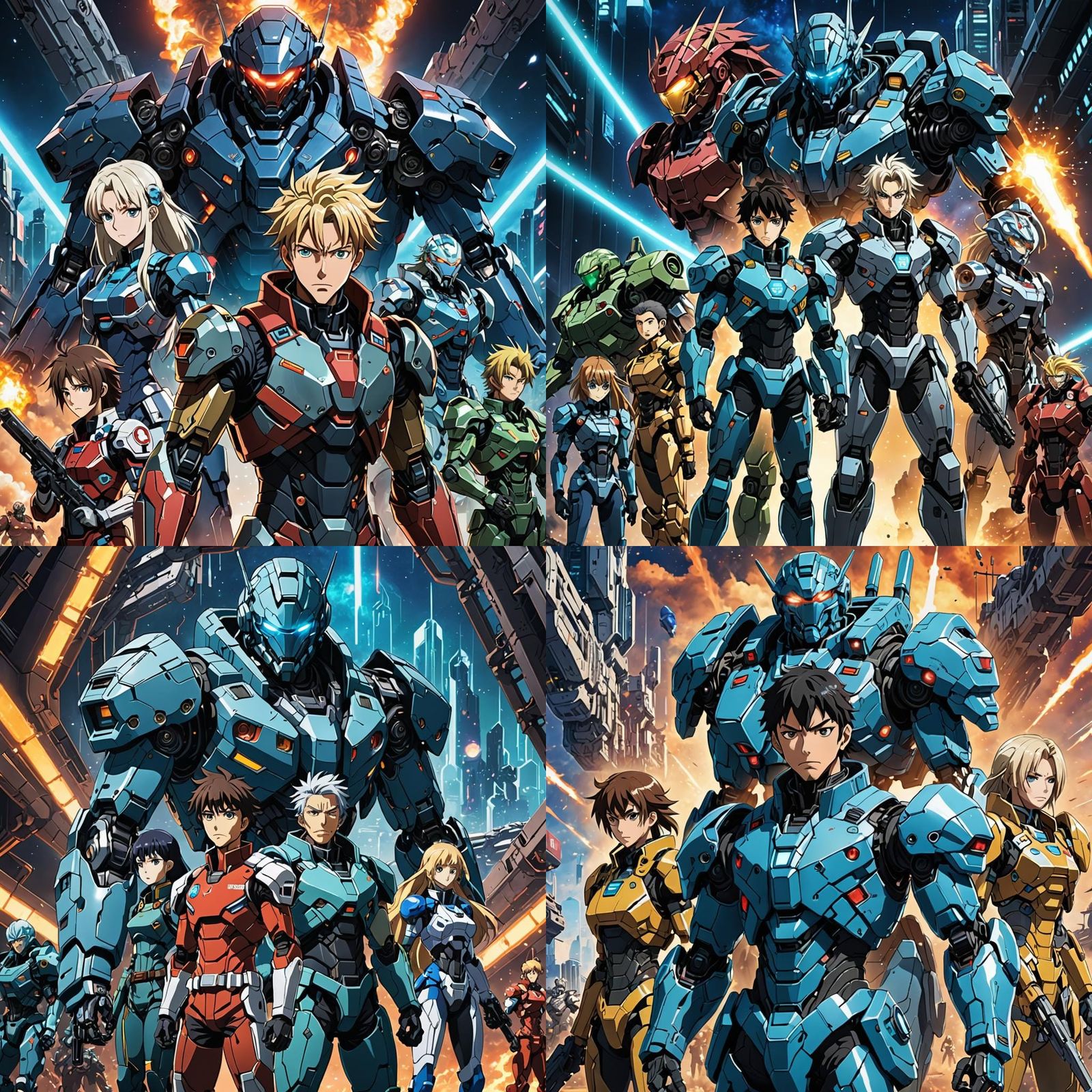 Iron Saga sci-fi anime