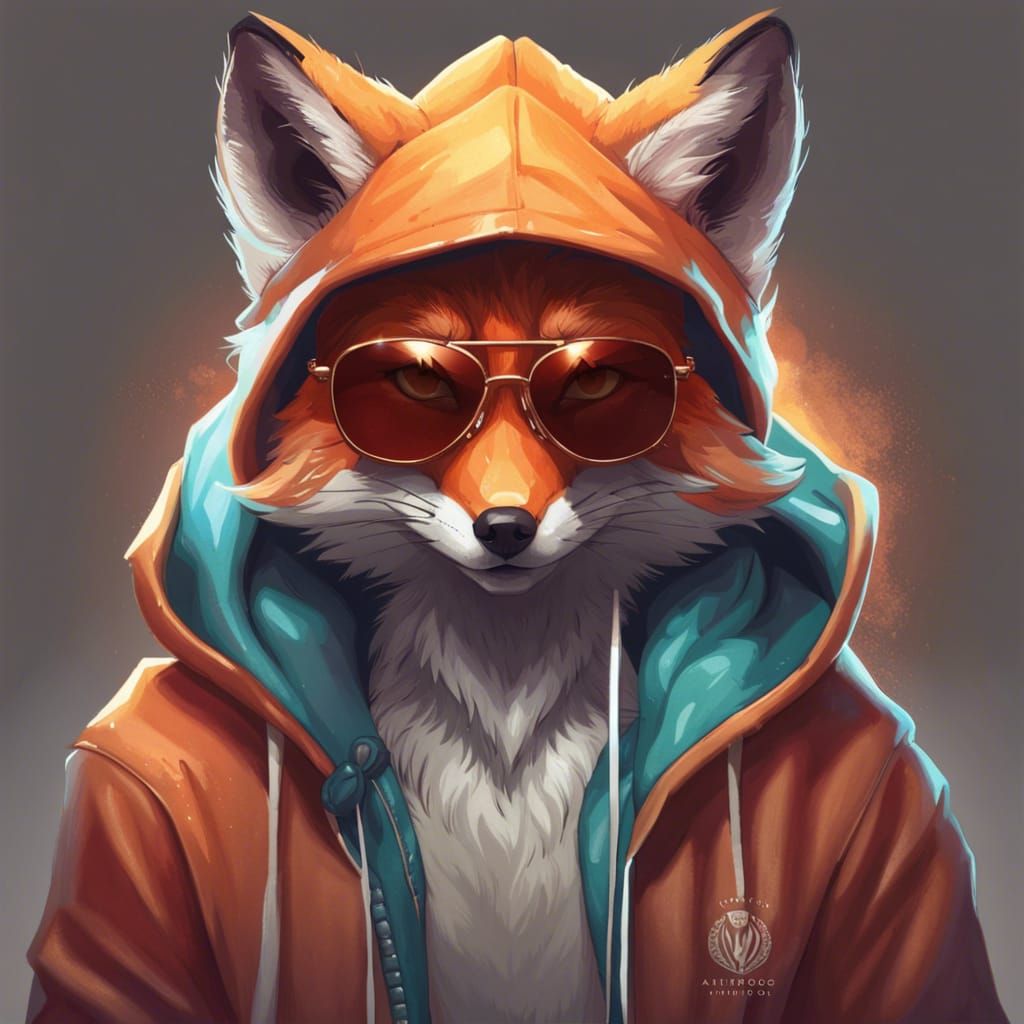 Hoodie Fox  by @Parker Peterson