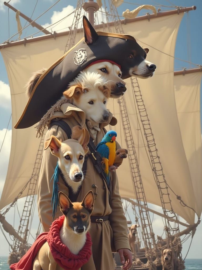 Woof several me's as a pirate ? Failure  by @Simon