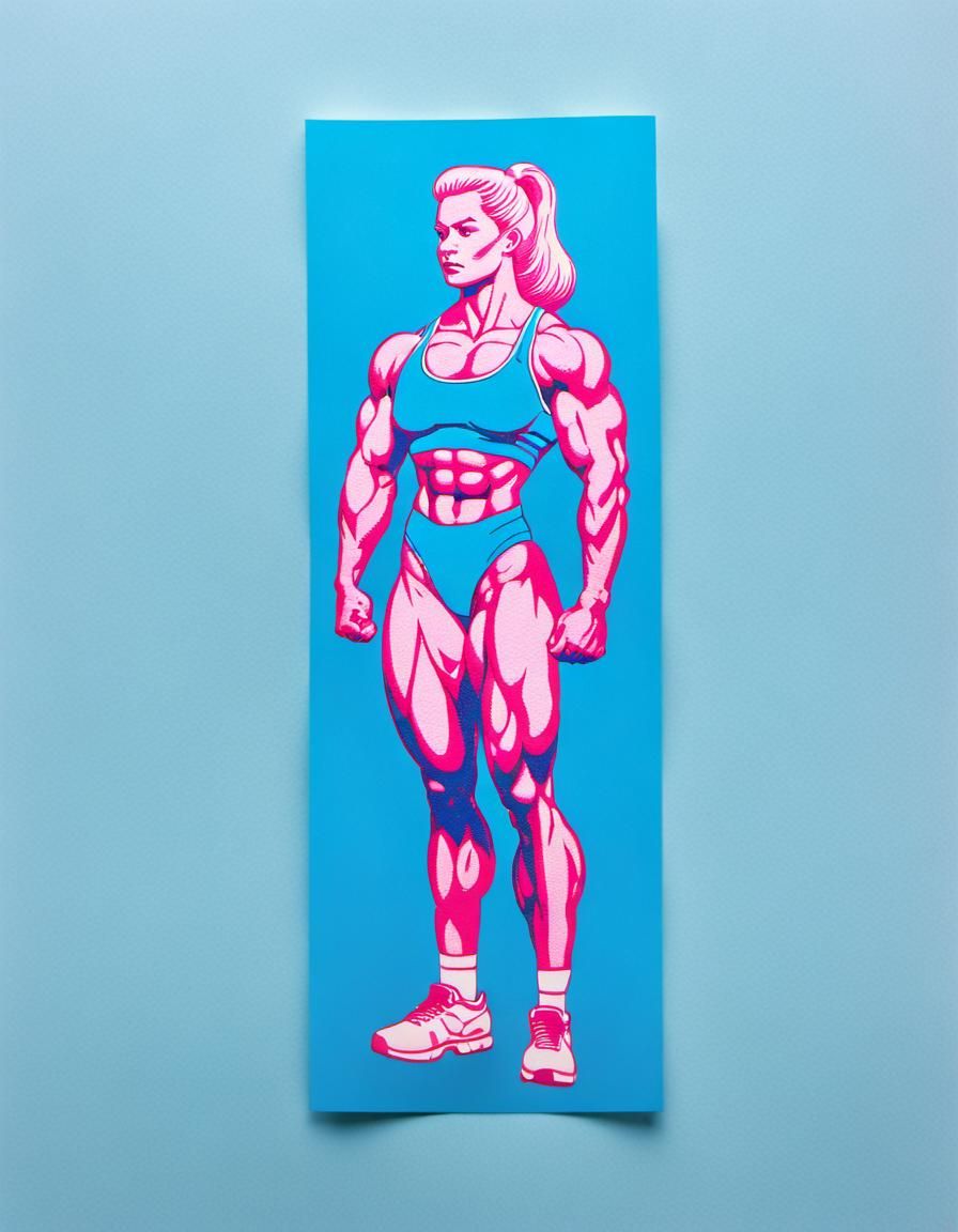 Female Bodybuilder - AI Generated Artwork - NightCafe Creator