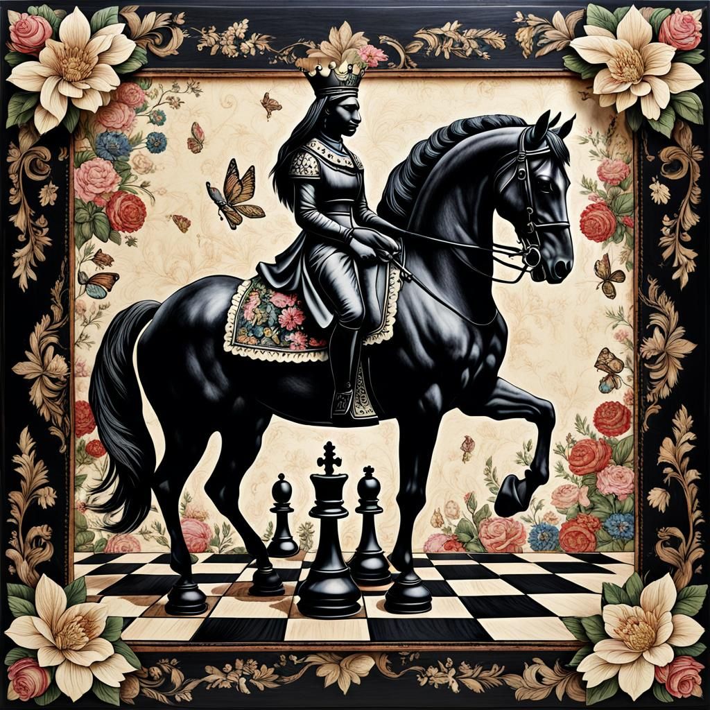 wood chess board