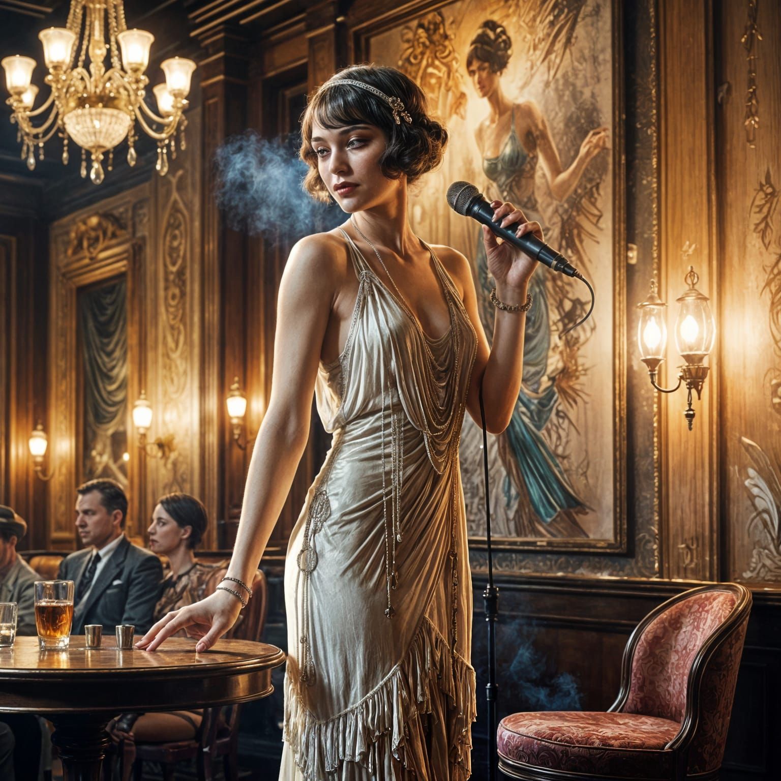 The jazz singer ...  by @Dreamer in Hell