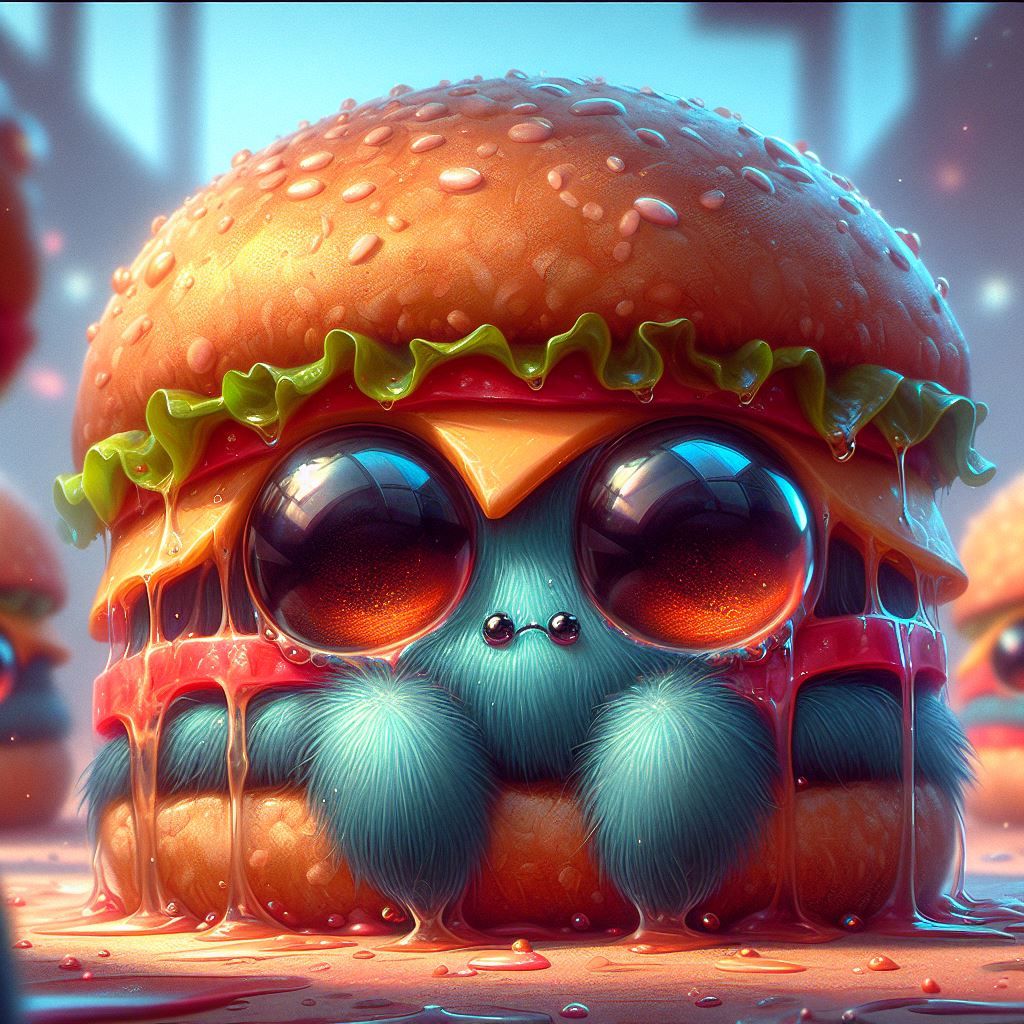 A Burger Bug... My Little Burger Creature