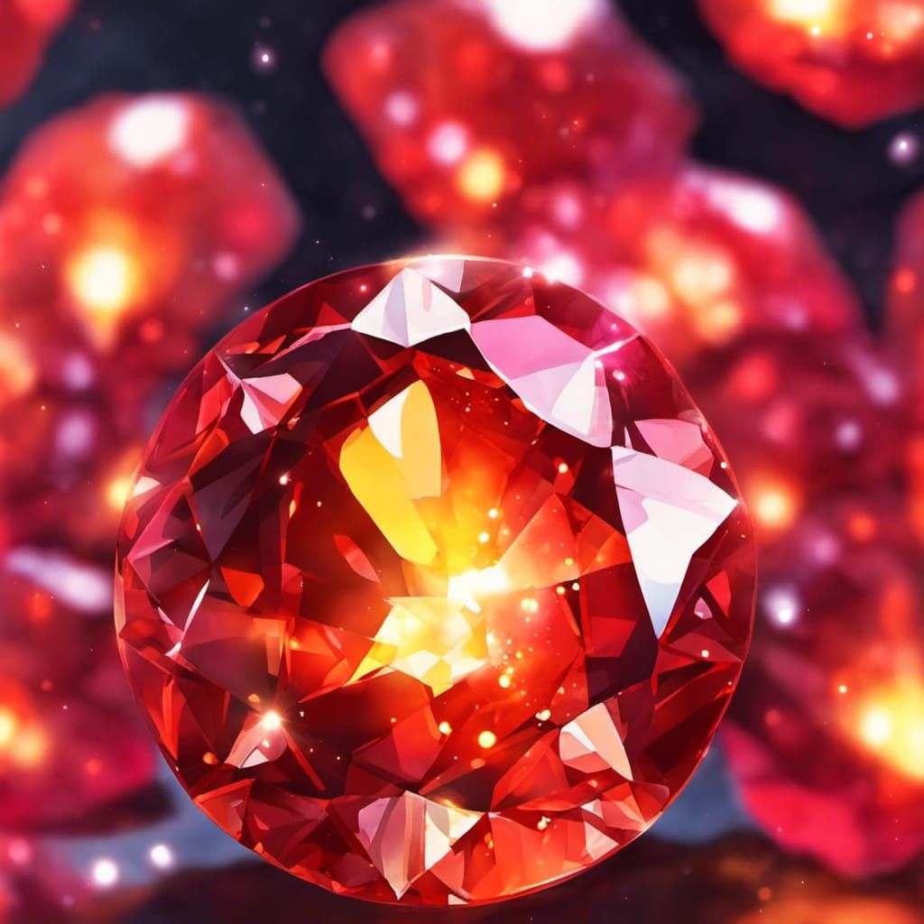 Fire Gem 3 - AI Generated Artwork - NightCafe Creator