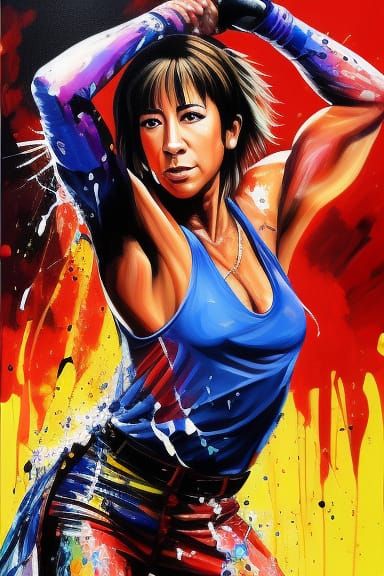 Fight-Club: Cynthia Rothrock #3 - AI Generated Artwork - NightCafe Creator