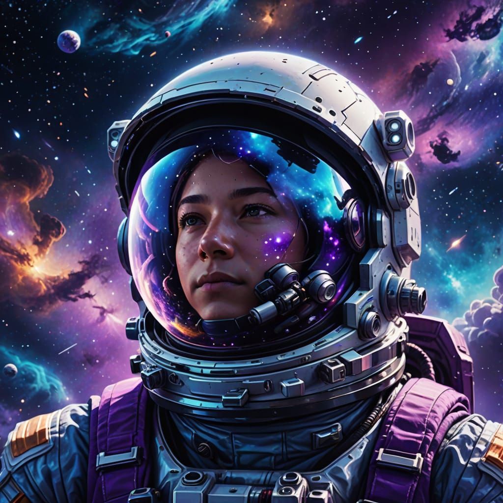 Journey Through the Stars sci-fi  by @Aczél Judit