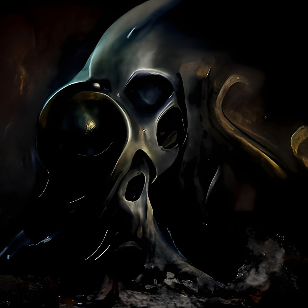 Skeletal remains - AI Generated Artwork - NightCafe Creator