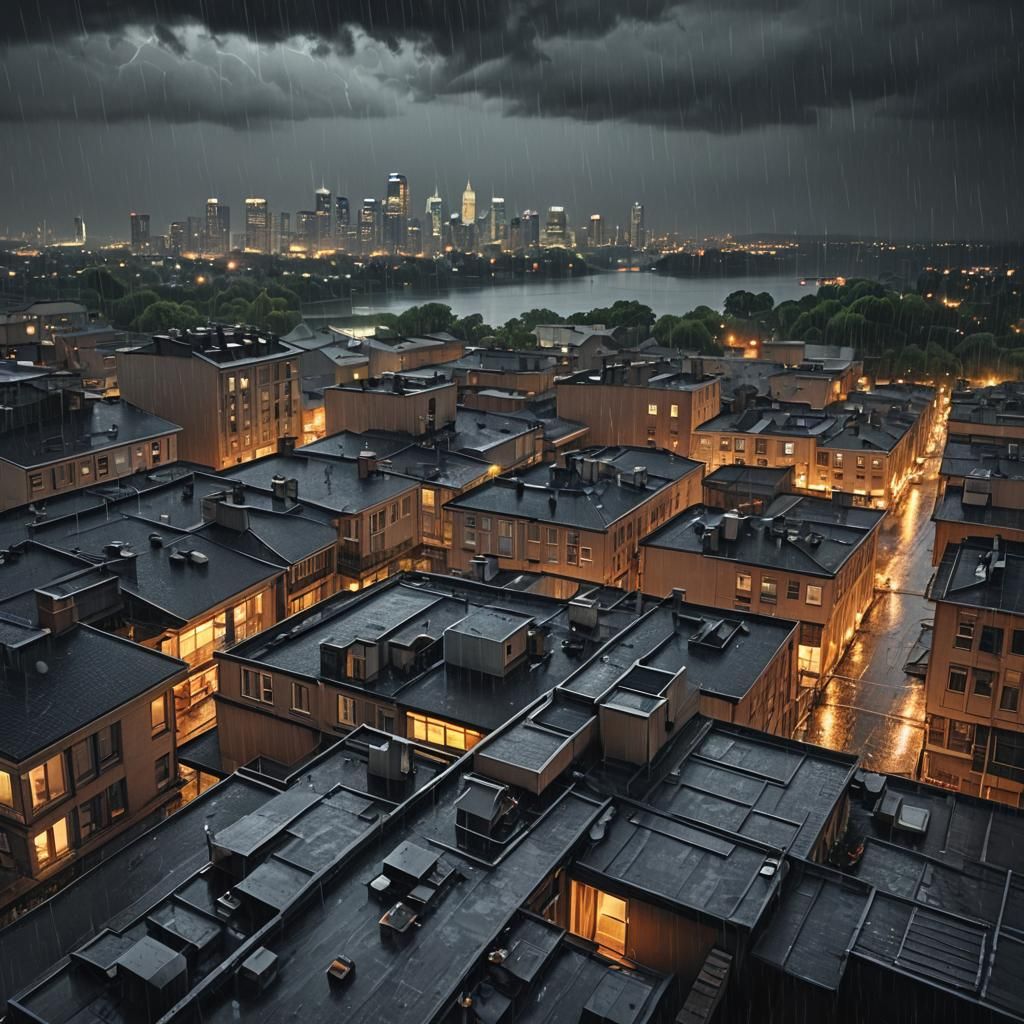 Awake to it’s sound with rooftop syncopation rainy lullabies...