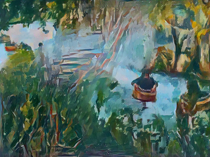 The dwarves escaping Mirkwood