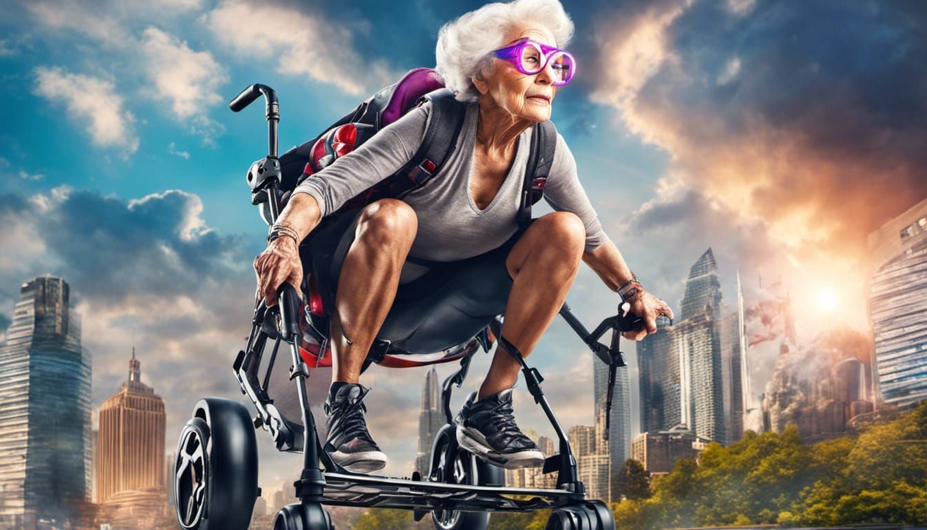 Super Nana and Her Super Sonic Walker