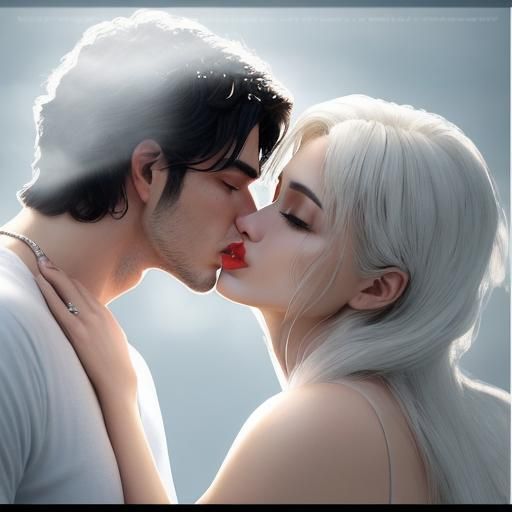 my lips, a cool, bitter kiss,
Burning down my love and mysel...