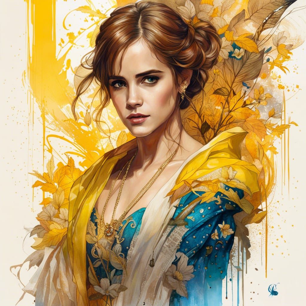 Emma Watson - AI Generated Artwork - NightCafe Creator