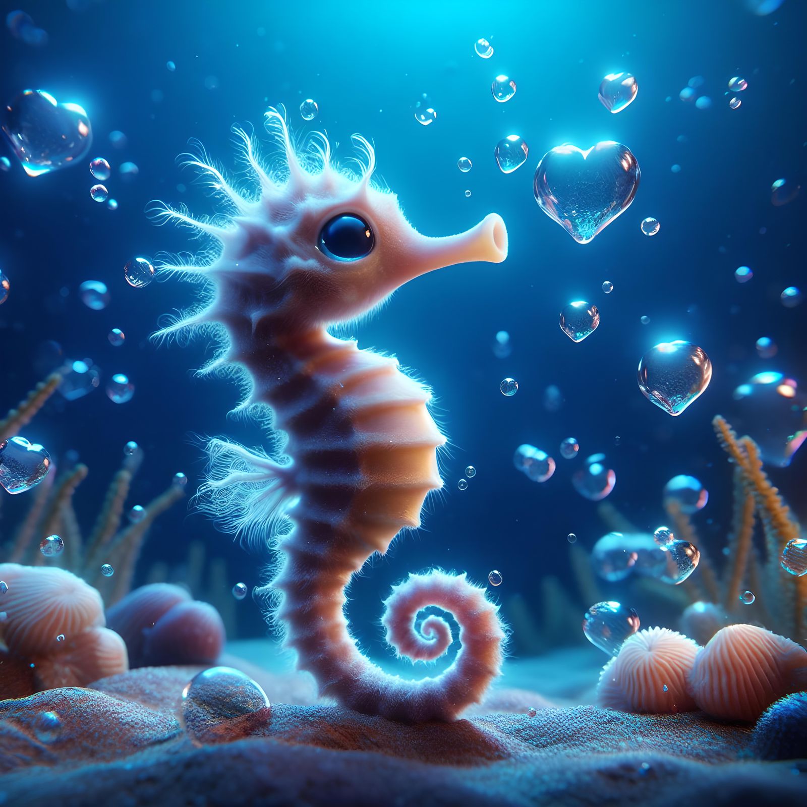 Lost and Lonely Seahorse