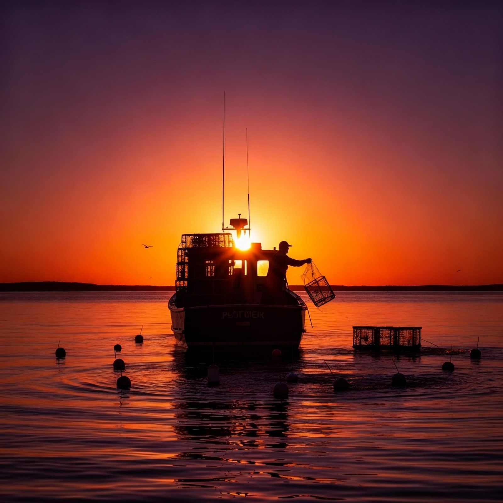 Lobster fishing   by @Eogon