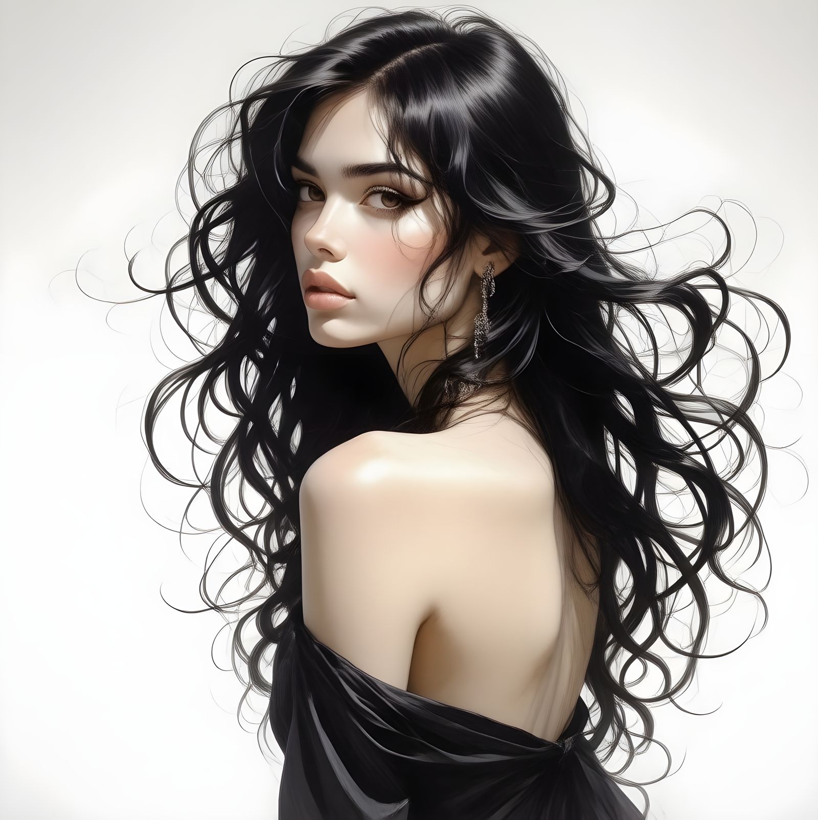 Femme Magnifique with Raven Hair (Inspired by Franciska @Ali...