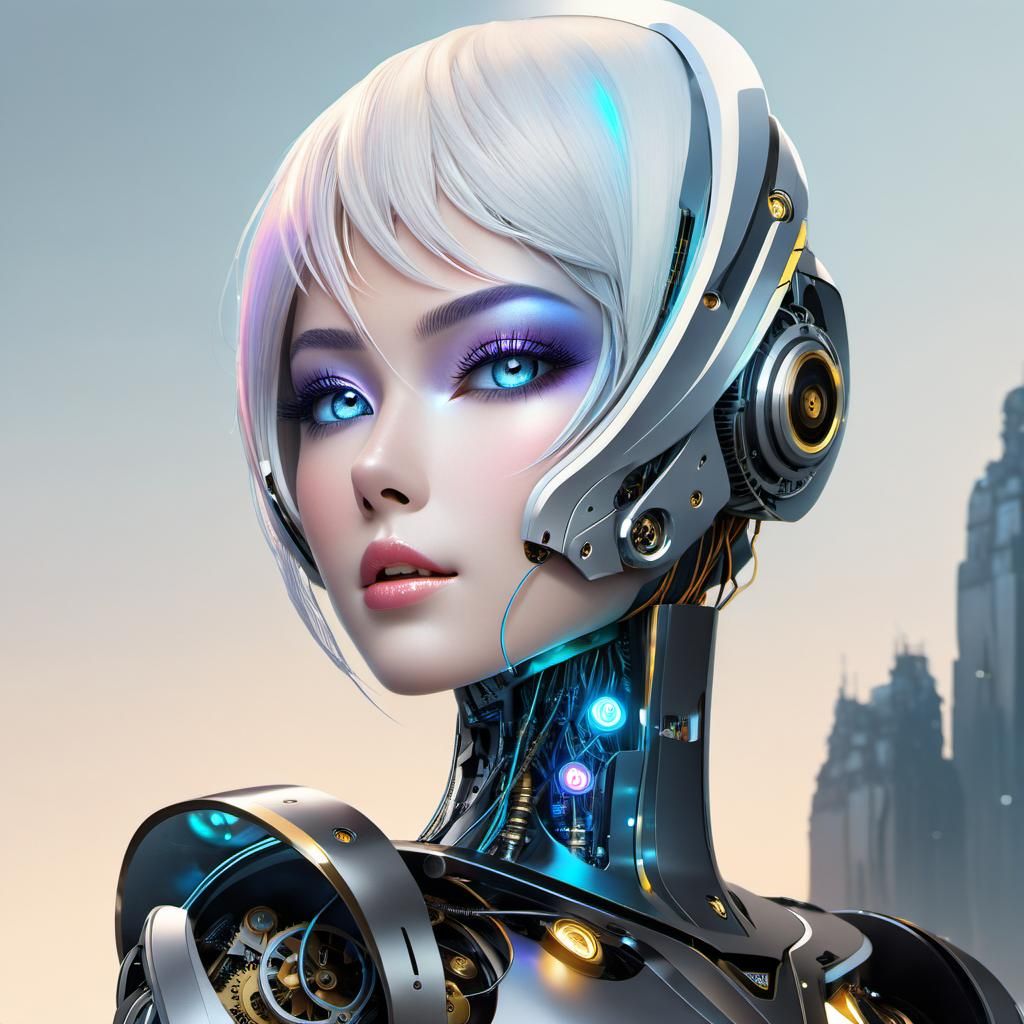 A Beautiful Humanoid Robot Woman Ameca By Engineered Arts Beautiful