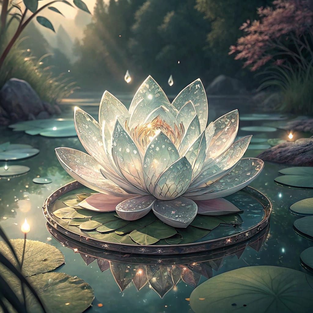 Crystal Lotus  by @Syrinx