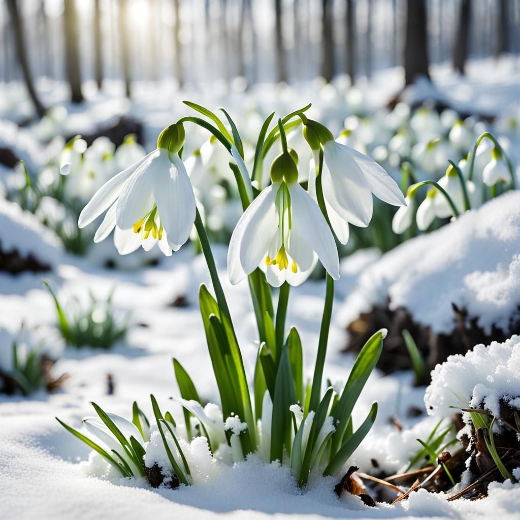 The first Snowdrop  by @Yulia 