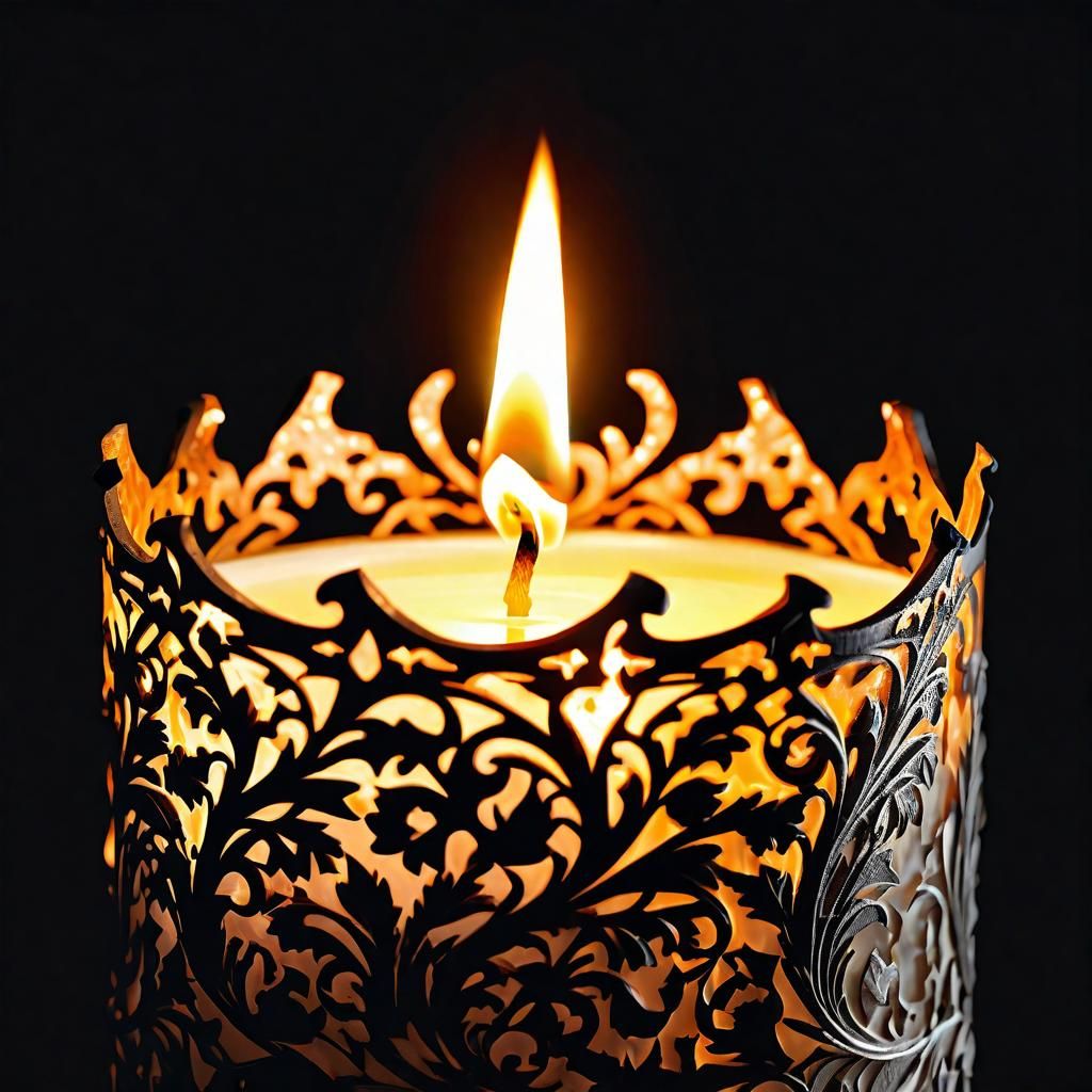 Crackling candle flames could mean spirits are trying to communicate with you, so listen closely