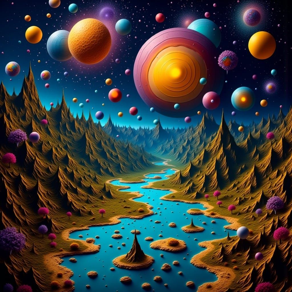  <lora:3D Mapper:1.0> 3D mapping of a mesmerizing dreamscape influenced by Edgar Allen poe mixed with Salvador Dali 