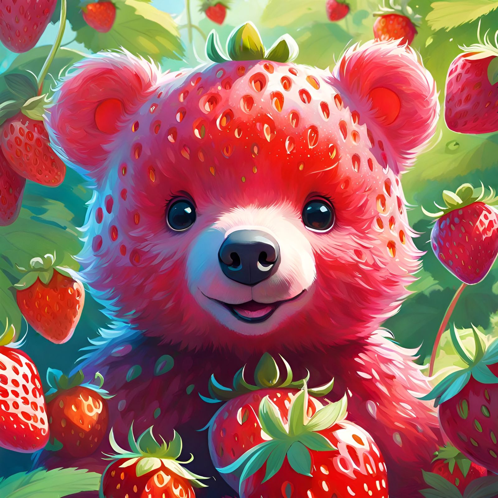 StrawBeary  by @Rosie