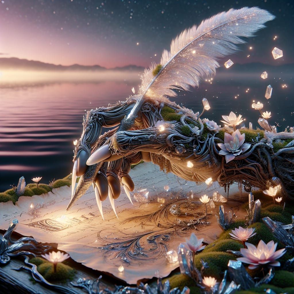 The Hand Of Magic  by @Nettis