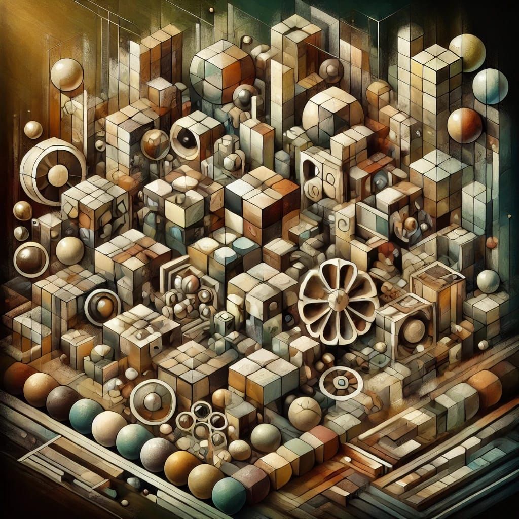 Cubist mecha creation