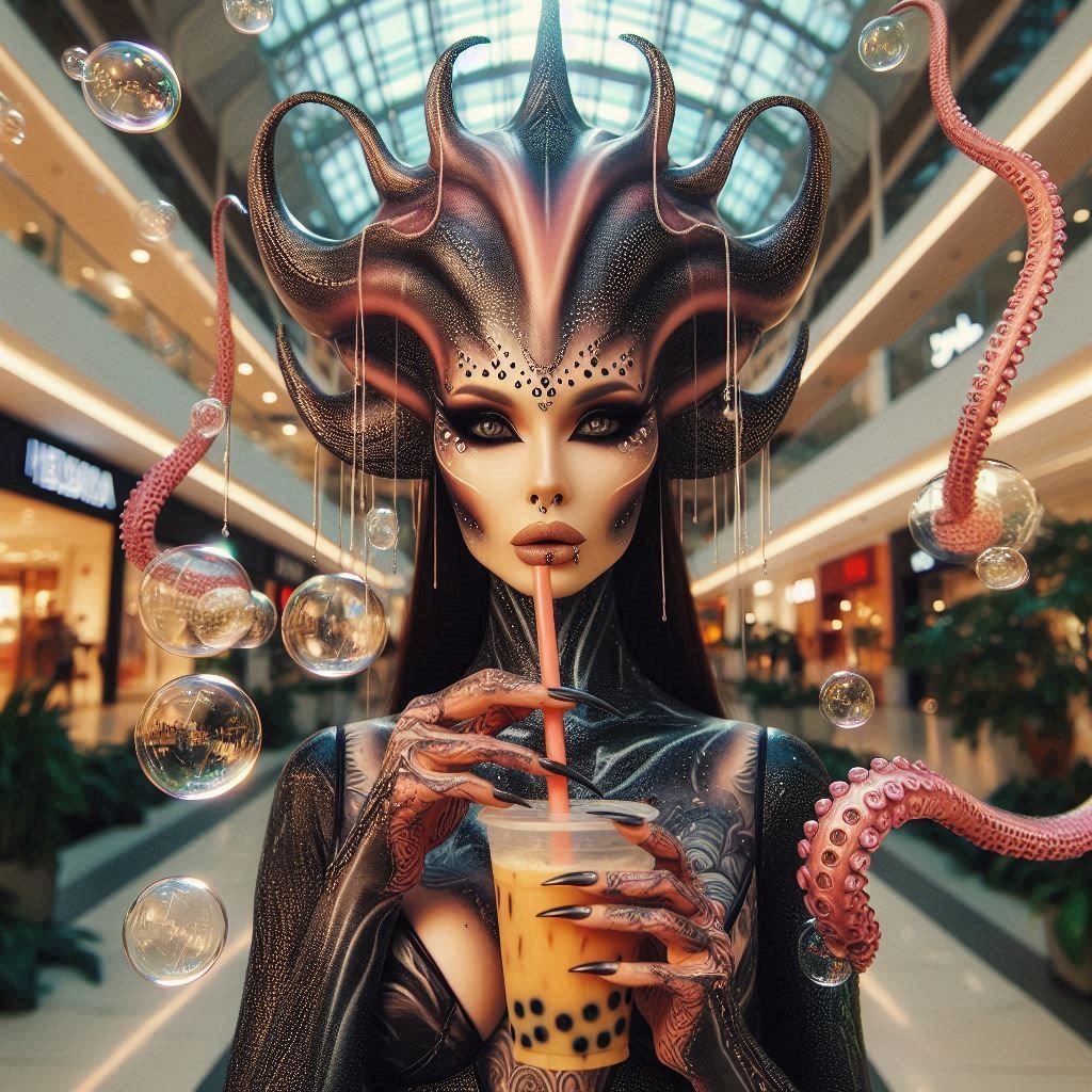 Bubbletea in the shopping mall