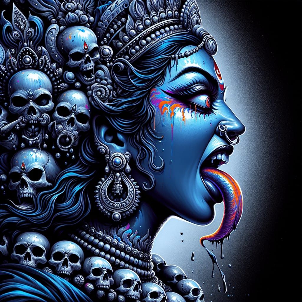 Kali Goddess - AI Generated Artwork - NightCafe Creator