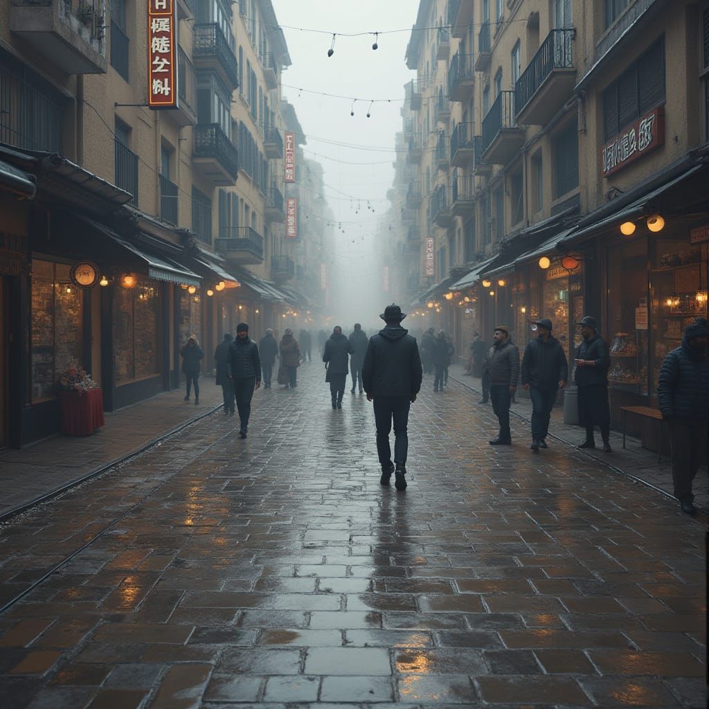 Whimsical Easter Bunny in a Vibrant Floral Setting