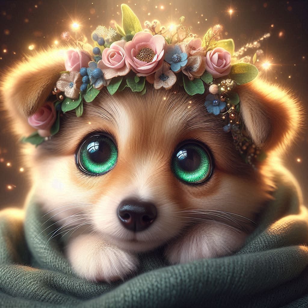flower dog