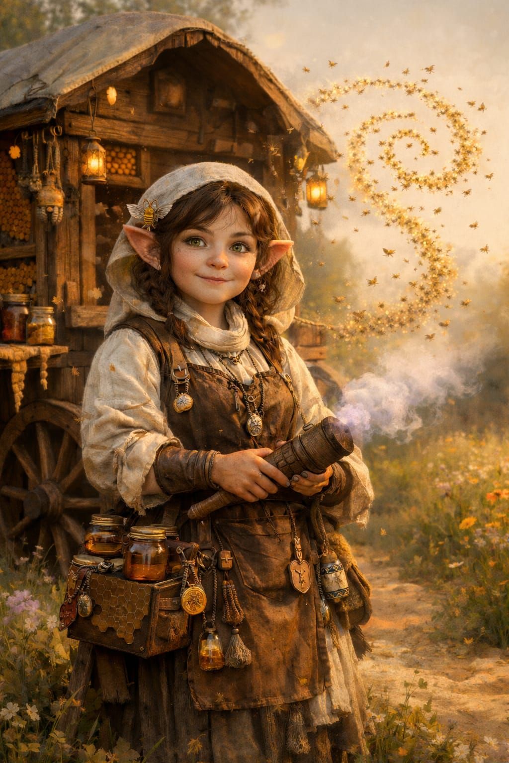 Tamsin Nectarveil: Honey witch, forest gnome