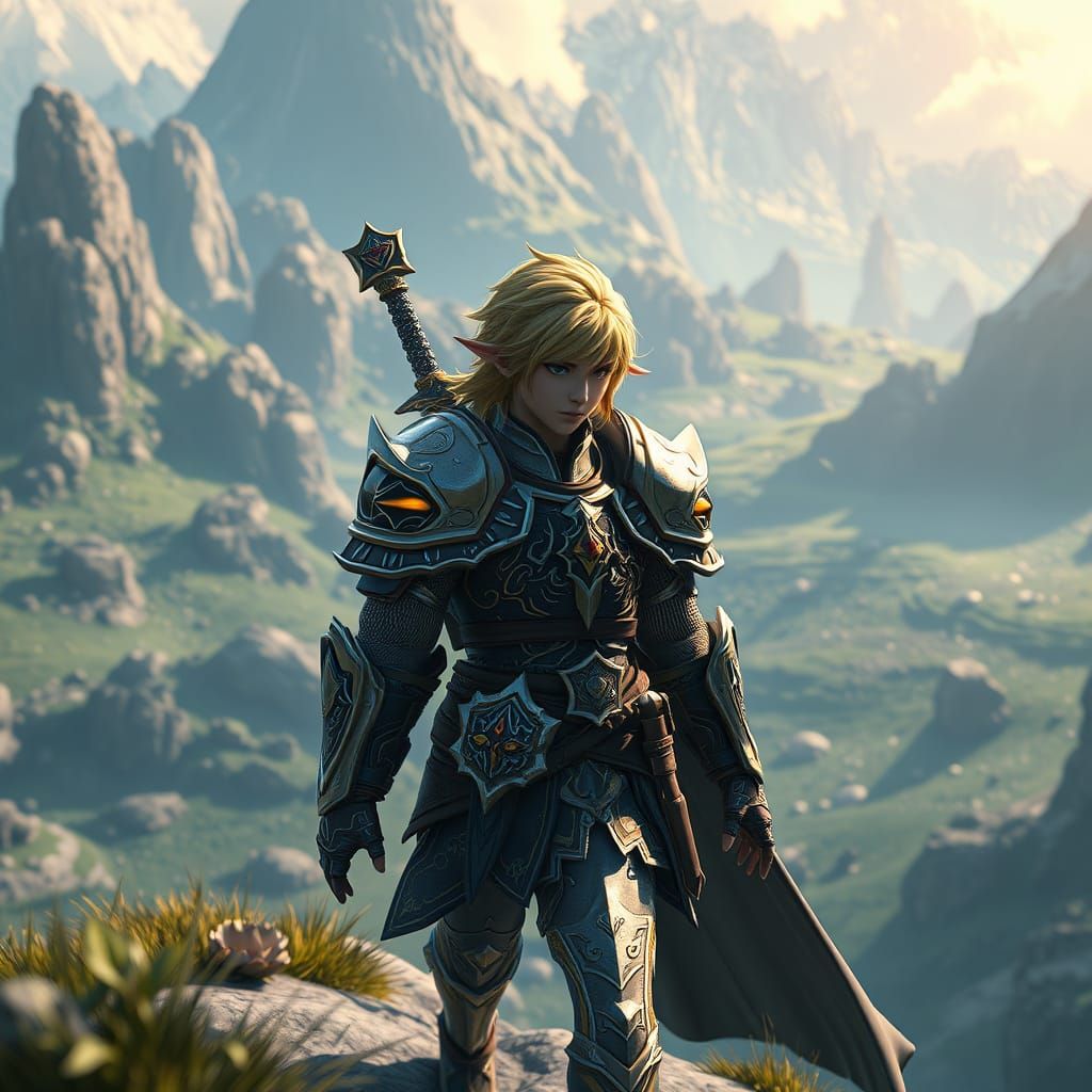 Cool legend of Zelda art
