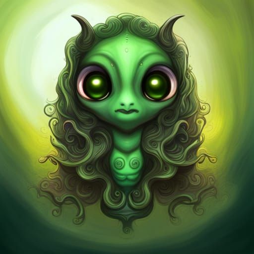 Cute Eldritch Ghost - AI Generated Artwork - NightCafe Creator