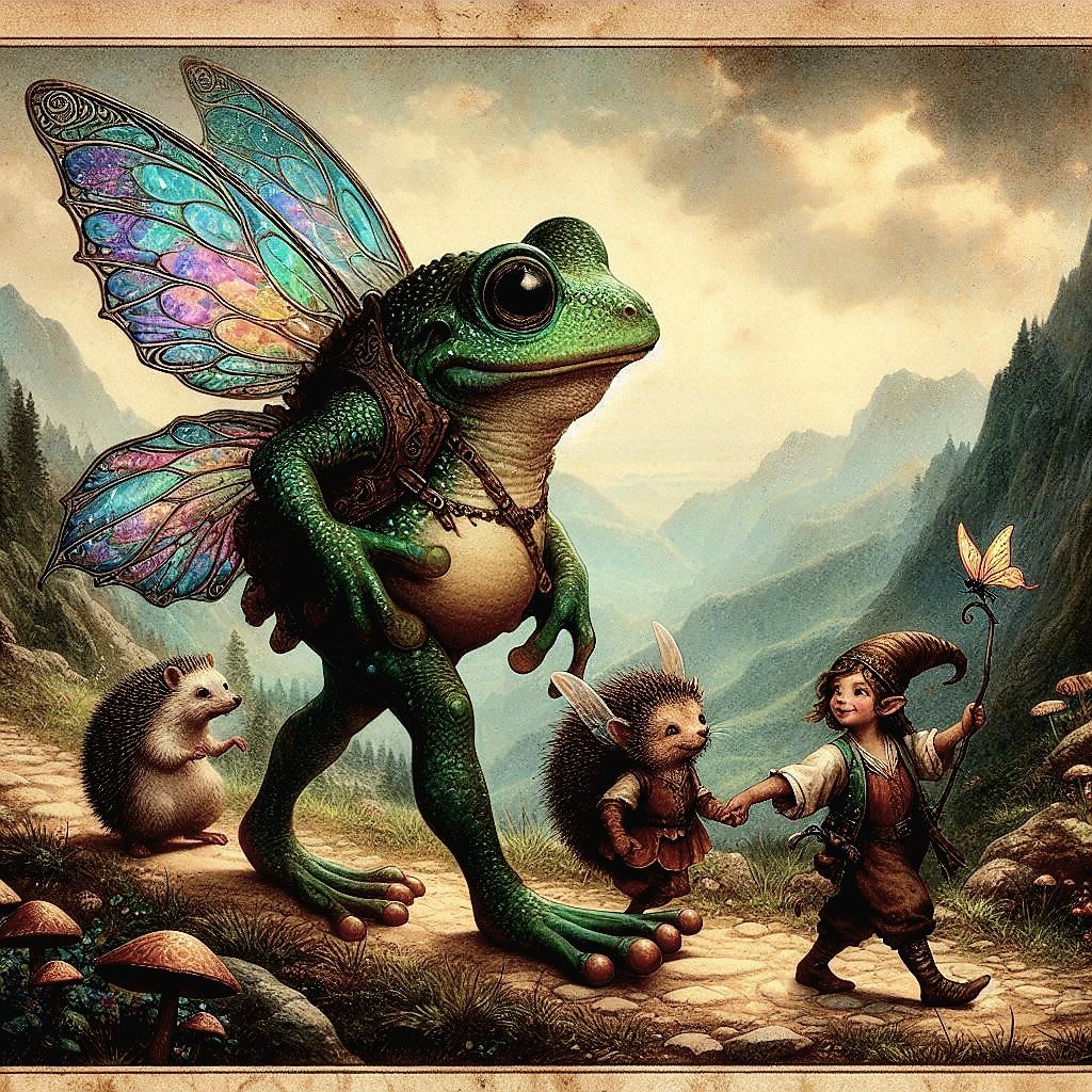 Storybook frog quest