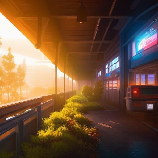 Overgrown garage