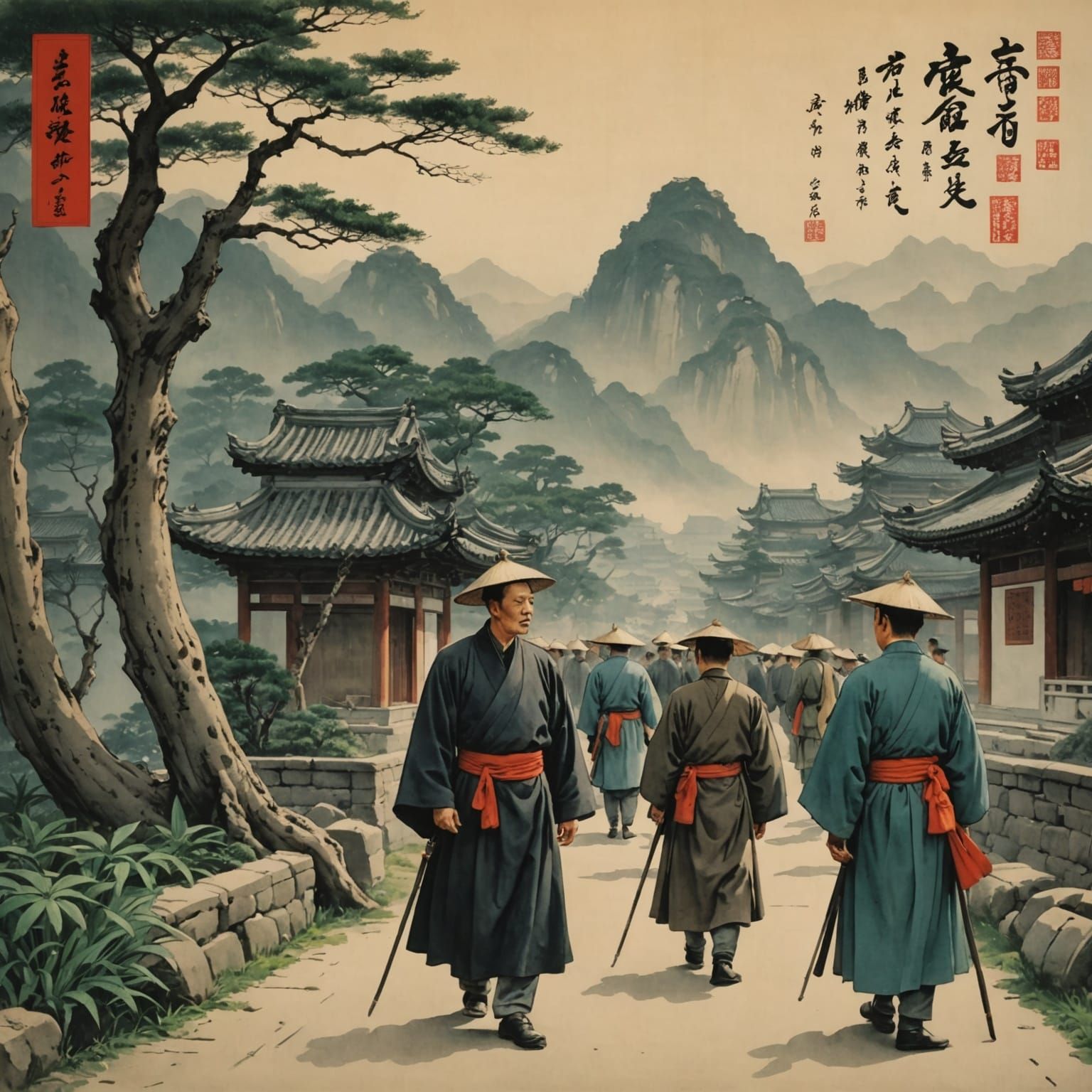 Surreal Dali-Inspired Melting Scene