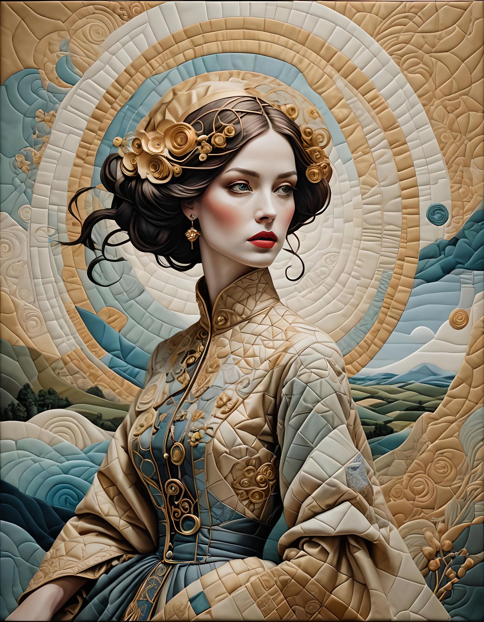 Quilted beauty  by @Edana