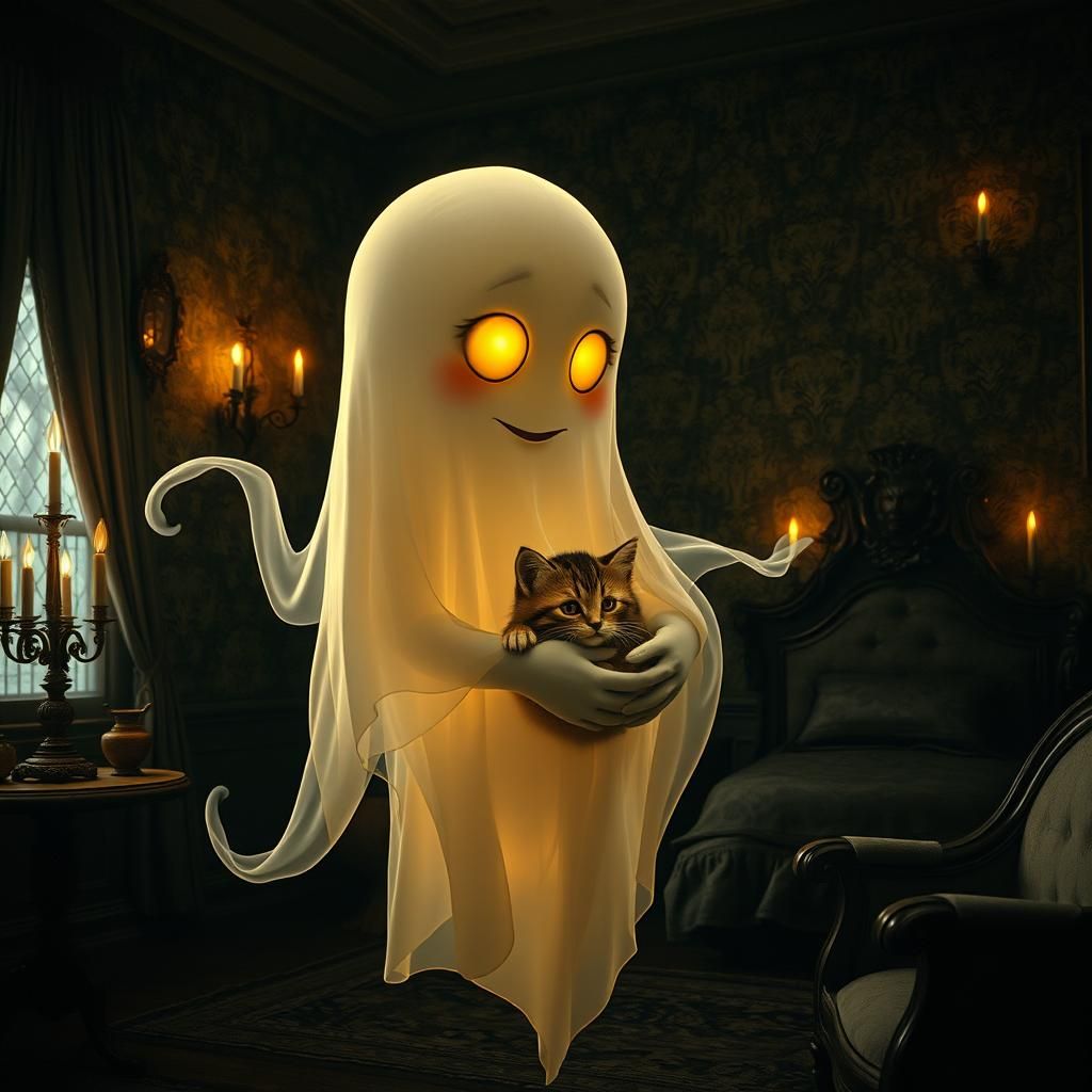 The Ghost and Her Friend  by @Lady Anne